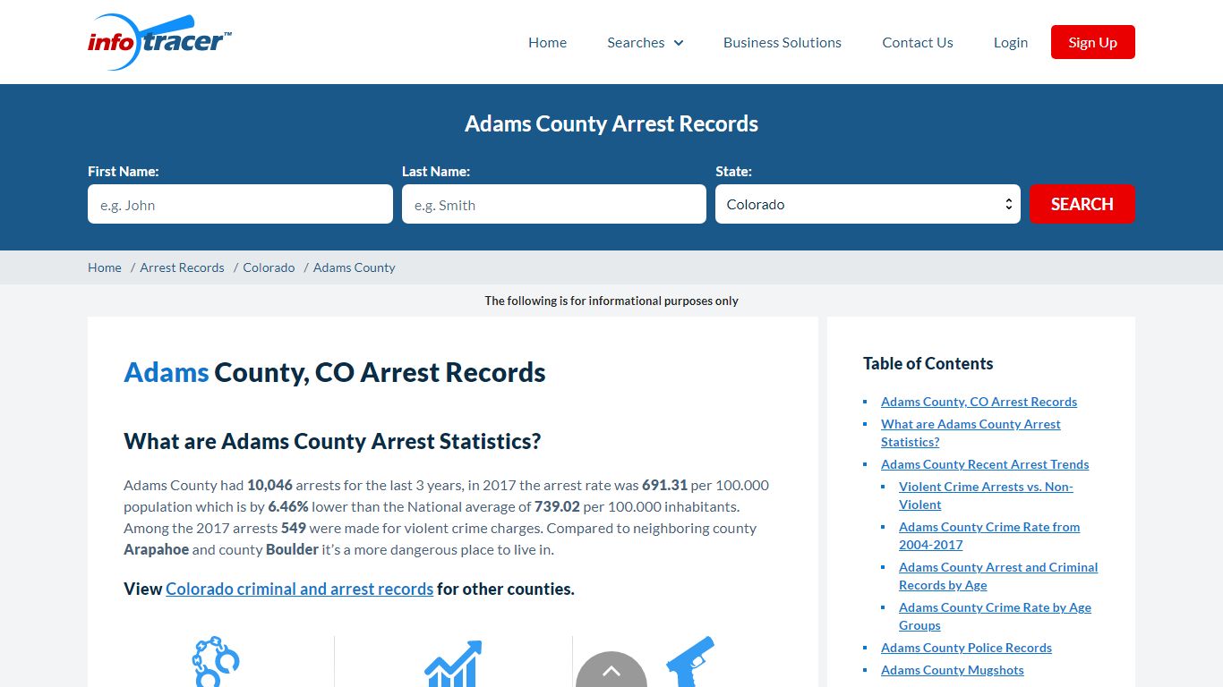 Adams County, CO Arrests, Mugshots & Jail Records - InfoTracer